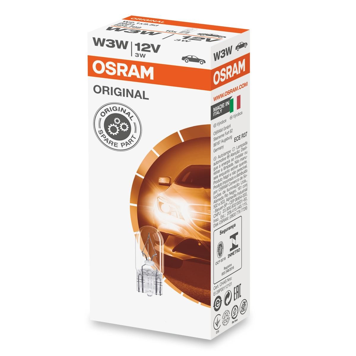 OSRAM Glühlampe, Blinkleuchte VW,MERCEDES-BENZ,AUDI 2821 von Osram