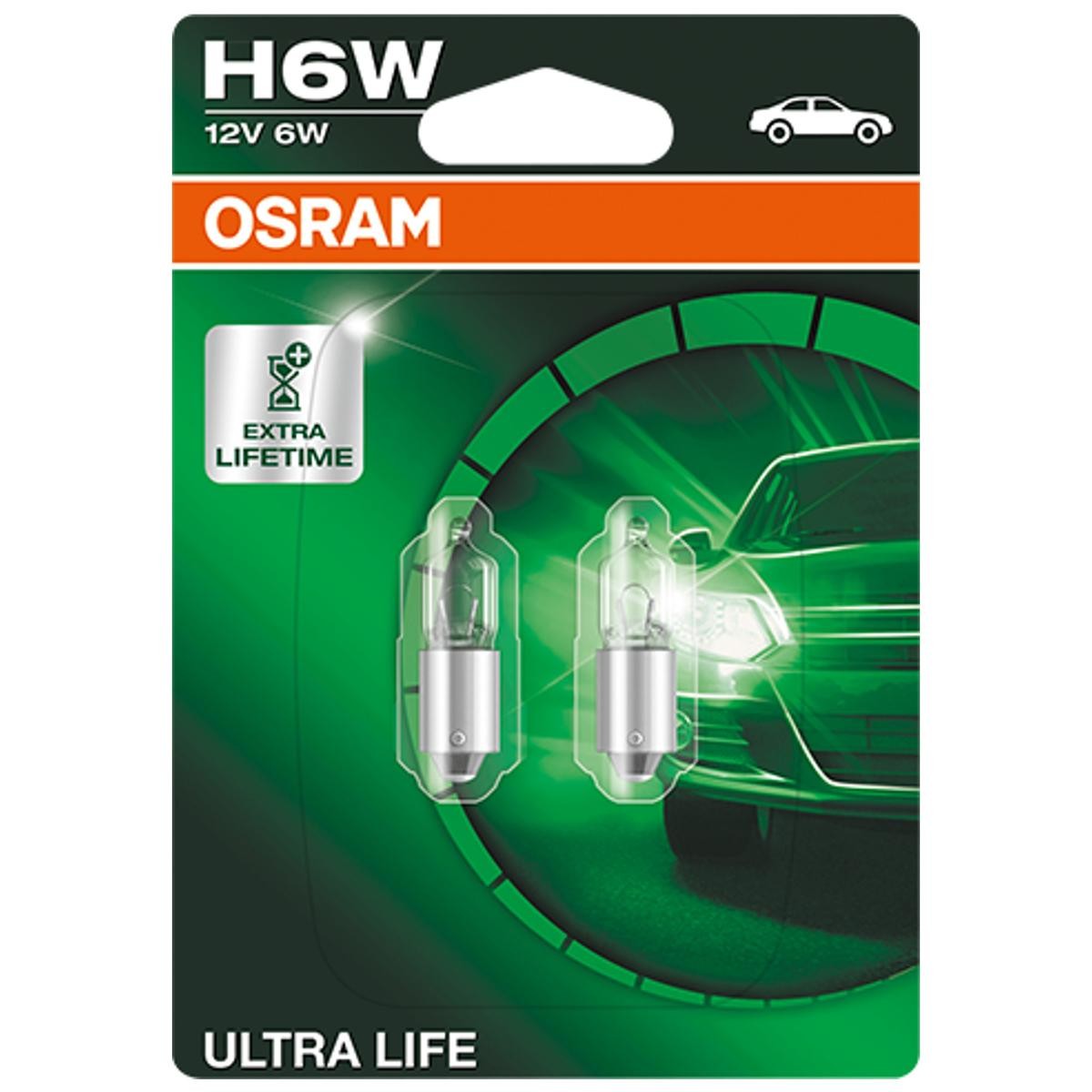 OSRAM Glühlampe, Blinkleuchte VW,AUDI,MERCEDES-BENZ 64132ULT-02B von Osram