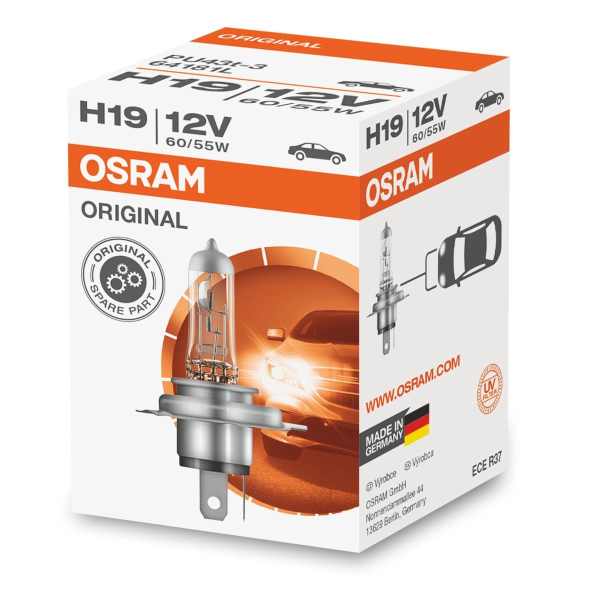 OSRAM Glühlampe, Fernscheinwerfer FIAT,HYUNDAI,KIA 64181L von Osram