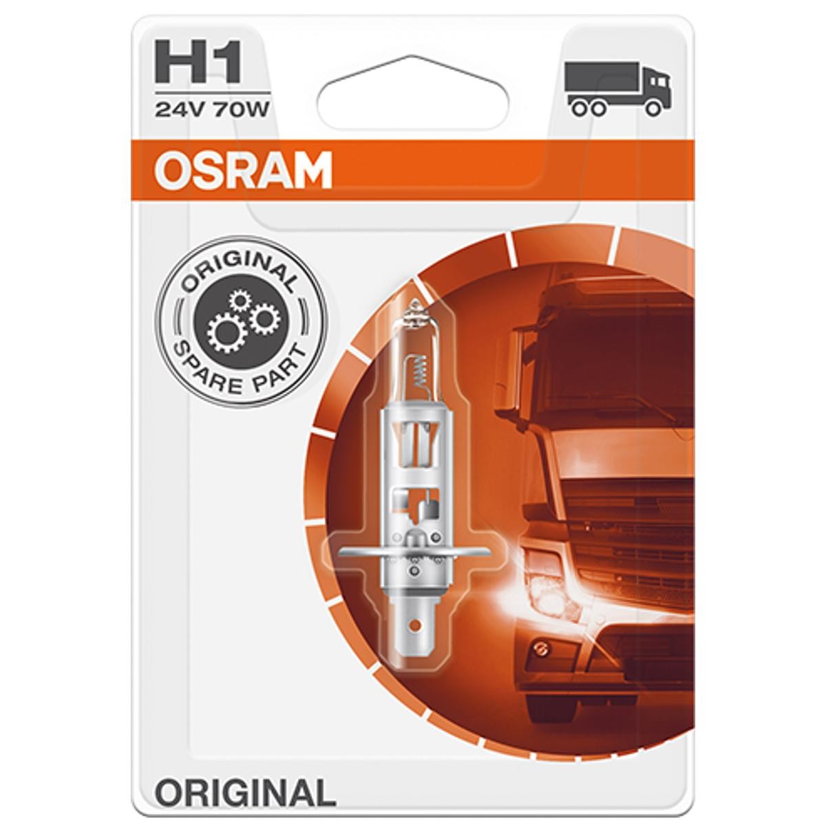 OSRAM Glühlampe, Fernscheinwerfer MERCEDES-BENZ,FORD,VOLVO 64155-01B von Osram