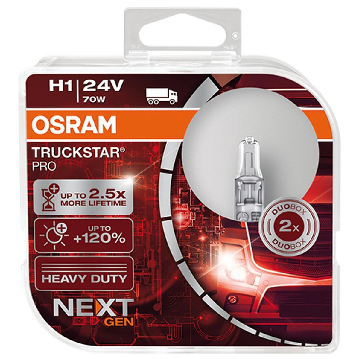 OSRAM Glühlampe, Fernscheinwerfer MERCEDES-BENZ,FORD,VOLVO 64155TSP-HCB von Osram