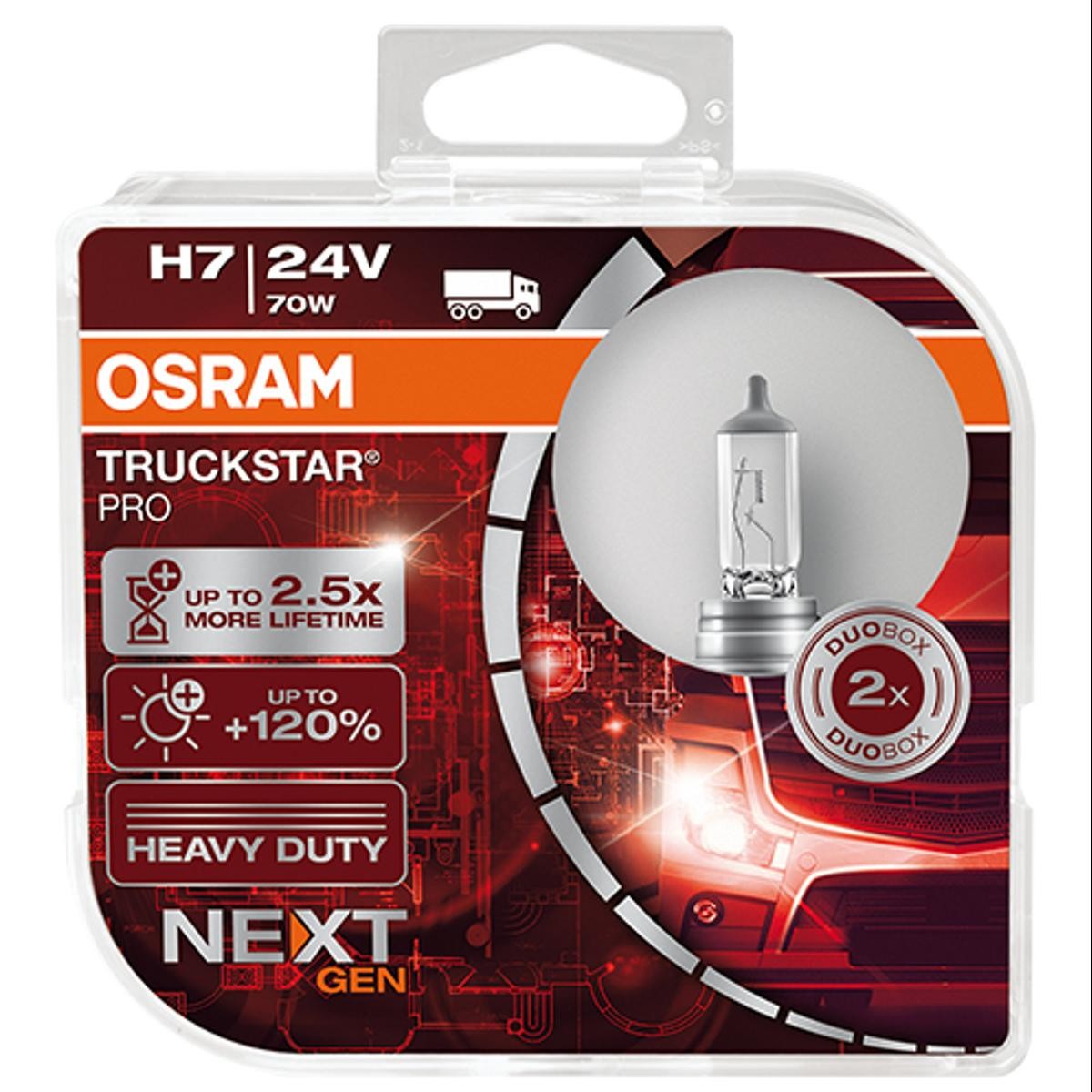 OSRAM Glühlampe, Fernscheinwerfer MERCEDES-BENZ,FORD,VOLVO 64215TSP-HCB von Osram