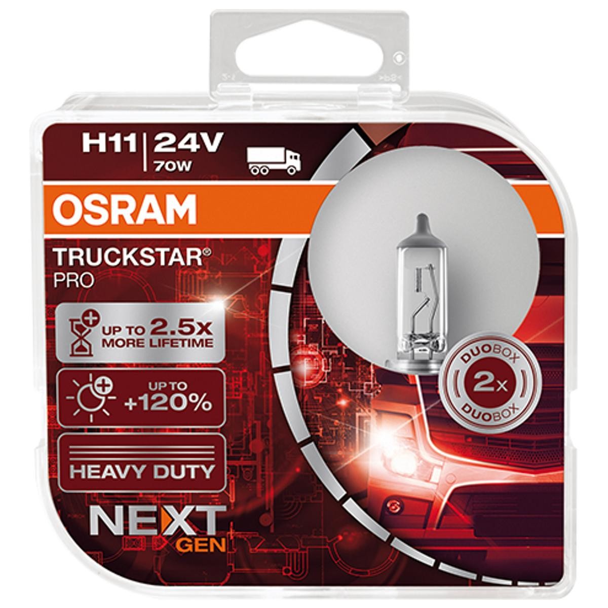 OSRAM Glühlampe, Fernscheinwerfer MERCEDES-BENZ,FORD,VOLVO 64216TSP-HCB von Osram