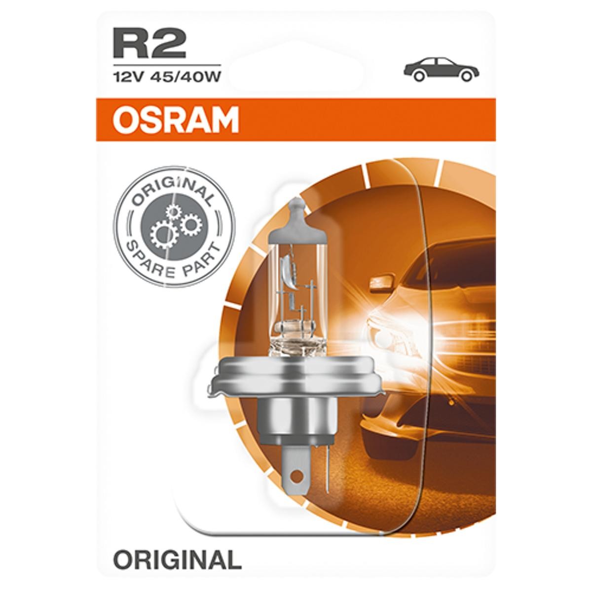 OSRAM Glühlampe, Fernscheinwerfer MERCEDES-BENZ,RENAULT,FIAT 64183-01B von Osram