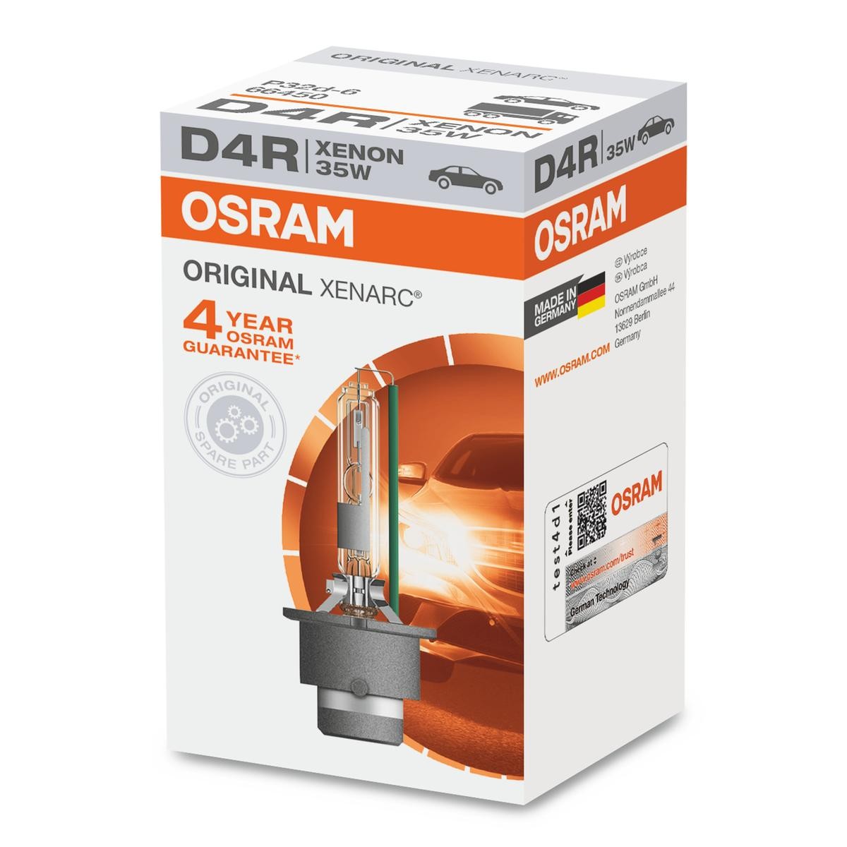 OSRAM Glühlampe, Fernscheinwerfer TOYOTA,SUBARU 66450 von Osram