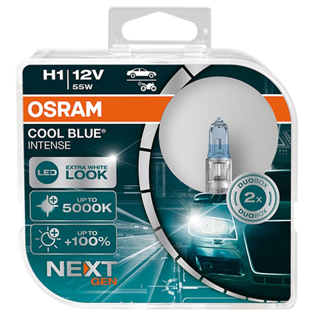 OSRAM Glühlampe, Fernscheinwerfer VW,MERCEDES-BENZ,AUDI 64150CBN-HCB von Osram