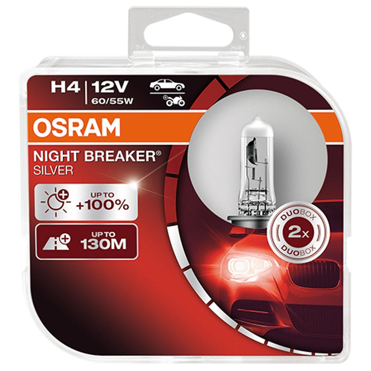 OSRAM Glühlampe, Fernscheinwerfer VW,MERCEDES-BENZ,AUDI 64193NBS-HCB von Osram