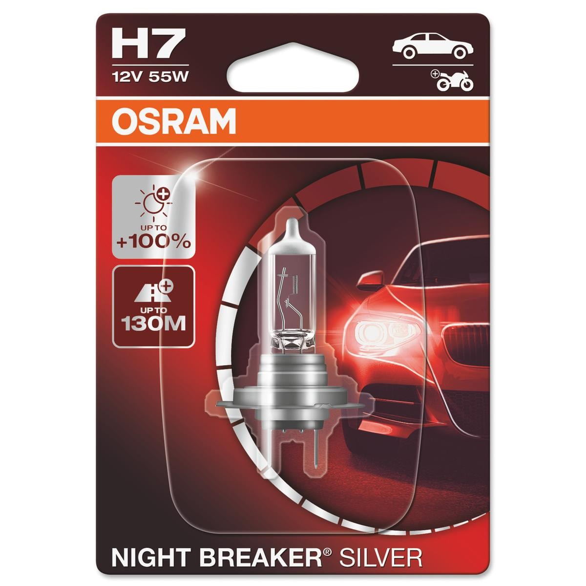 OSRAM Glühlampe, Fernscheinwerfer VW,AUDI,MERCEDES-BENZ 64210NBS-01B von Osram