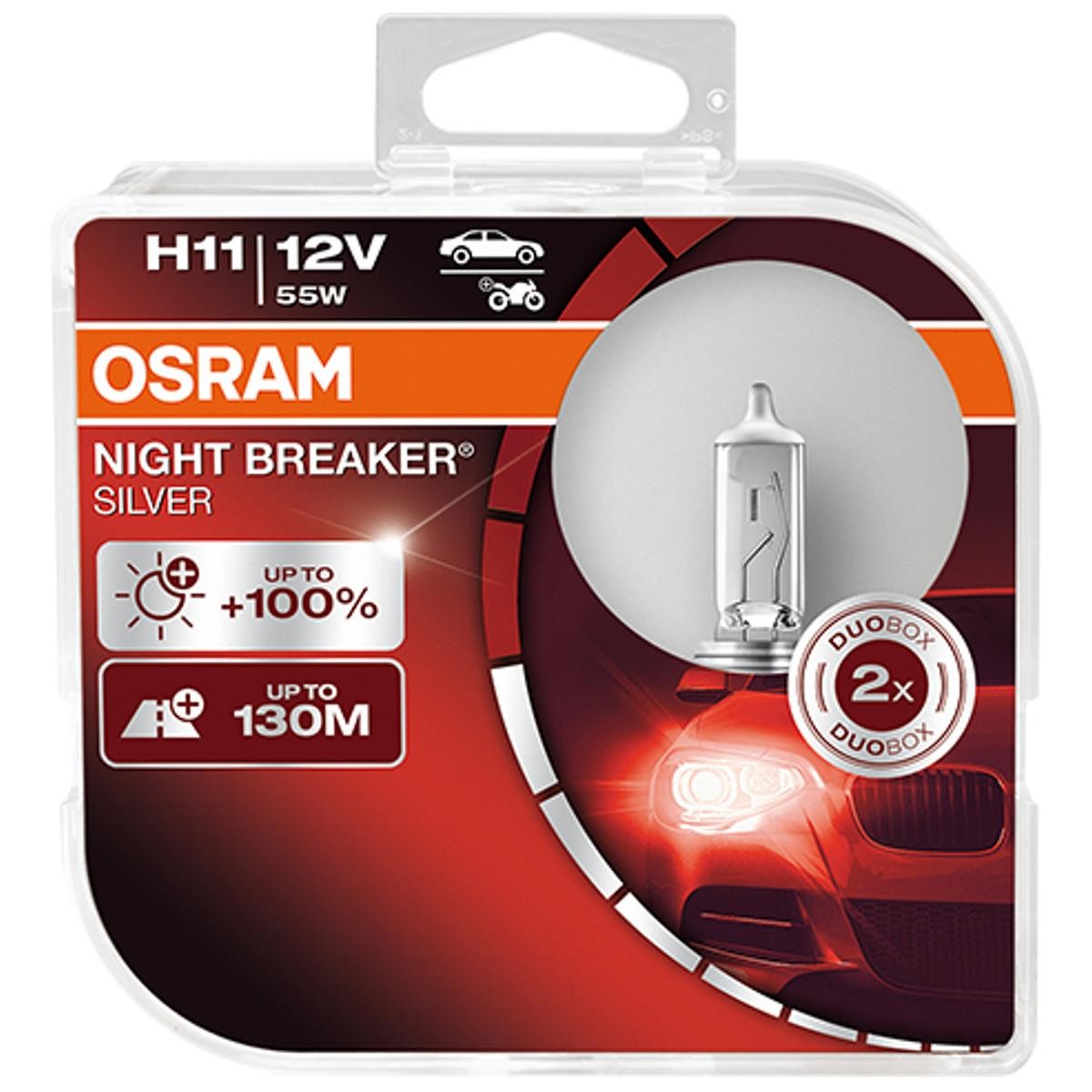 OSRAM Glühlampe, Fernscheinwerfer VW,MERCEDES-BENZ,AUDI 64211NBS-HCB von Osram