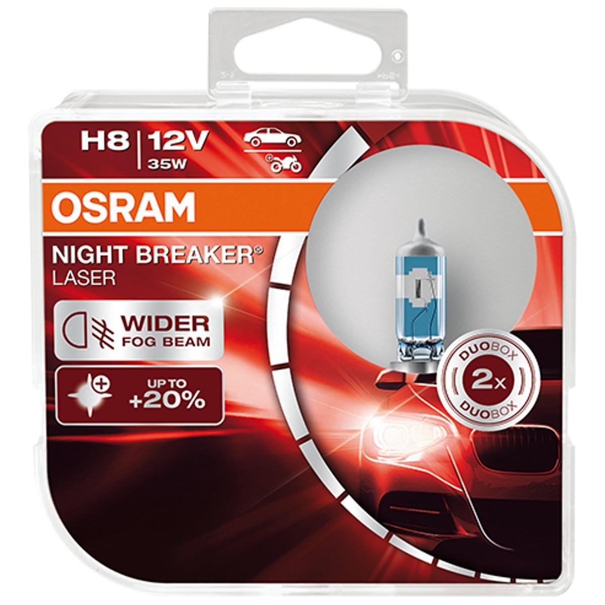 OSRAM Glühlampe, Fernscheinwerfer VW,AUDI,MERCEDES-BENZ 64212NL-HCB von Osram