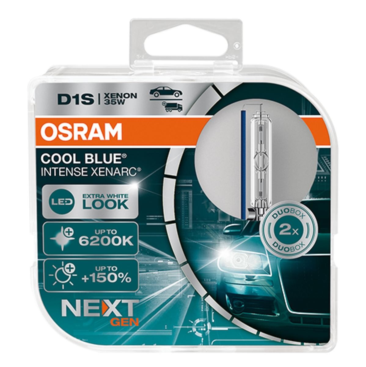 OSRAM Glühlampe, Fernscheinwerfer VW,MERCEDES-BENZ,AUDI 66140CBN-HCB von Osram