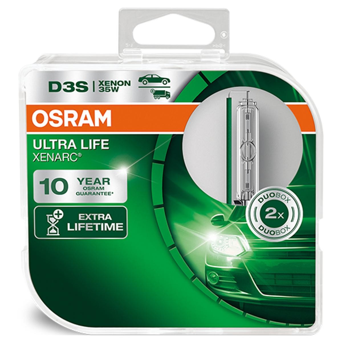 OSRAM Glühlampe, Fernscheinwerfer VW,AUDI,MERCEDES-BENZ 66340ULT-HCB N10721806 von Osram