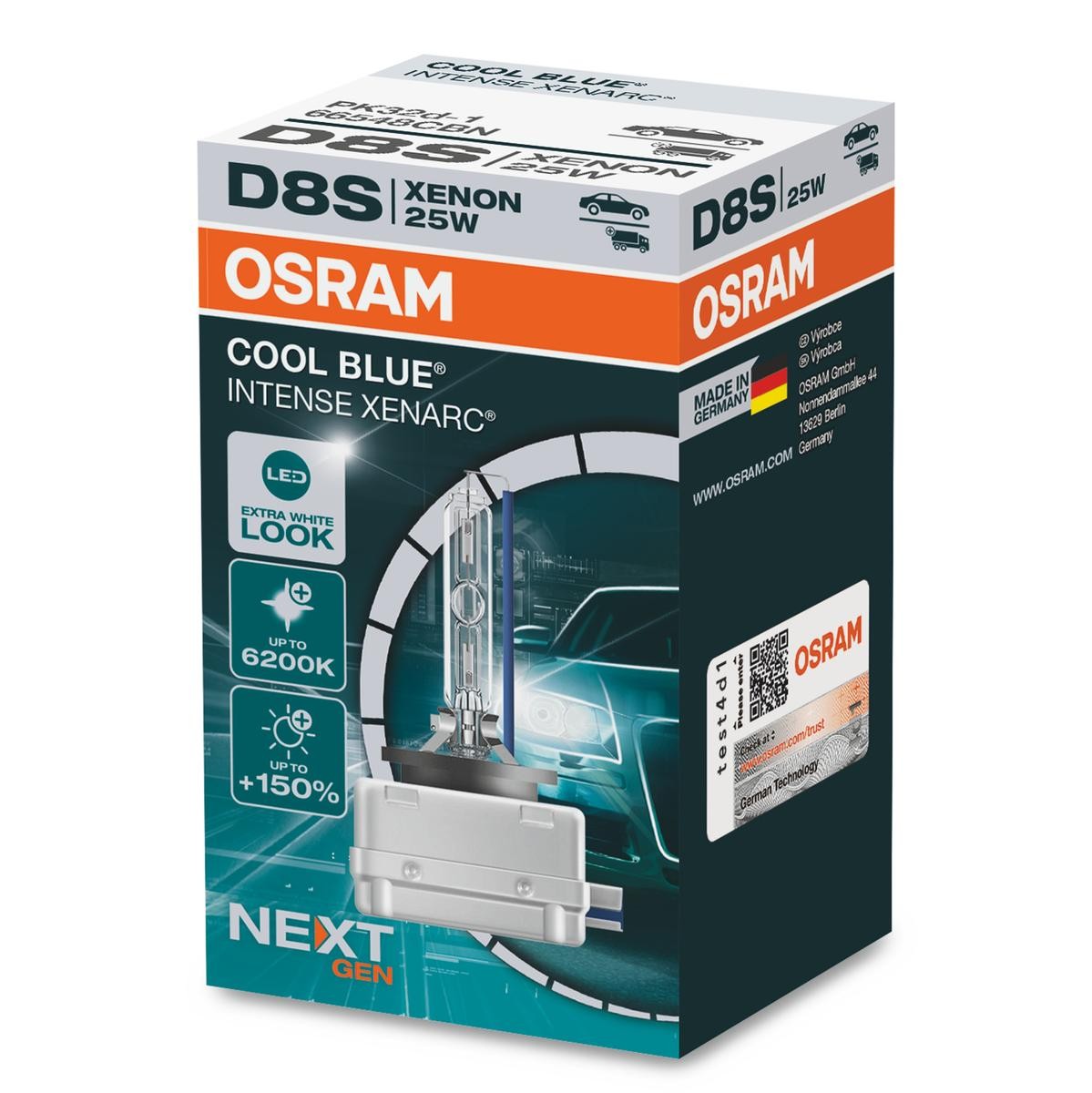 OSRAM Glühlampe, Fernscheinwerfer VW,AUDI,OPEL 66548CBN von Osram