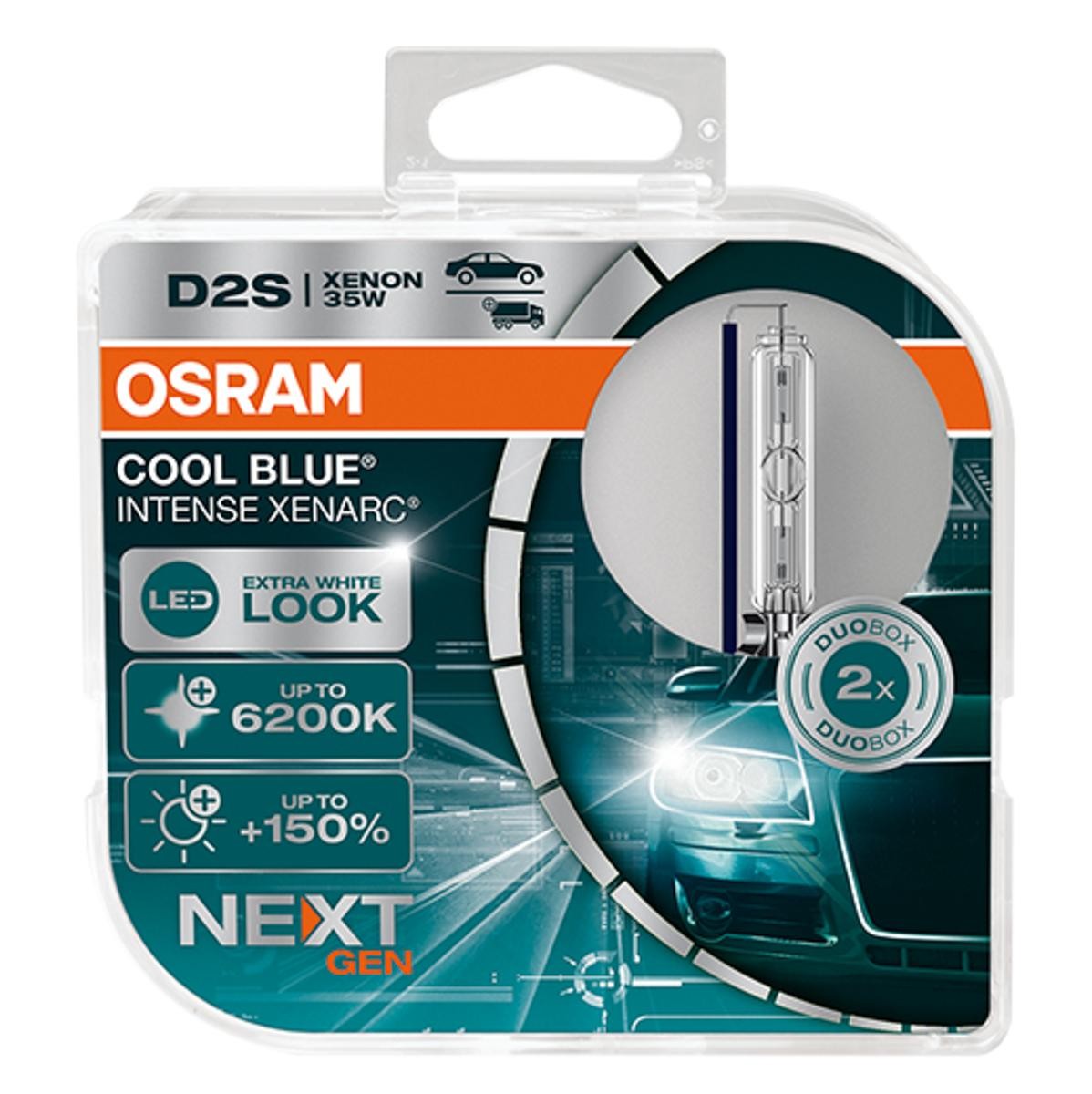 OSRAM Glühlampe, Fernscheinwerfer VW,MERCEDES-BENZ,AUDI 66240CBN-HCB von Osram