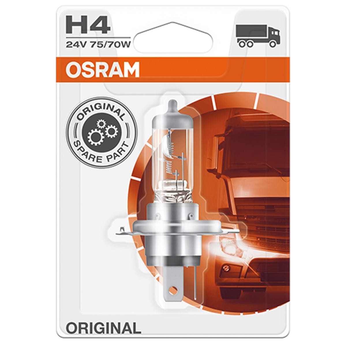 OSRAM Glühlampe, Fernscheinwerfer VW,MERCEDES-BENZ,VOLVO 64196-01B von Osram