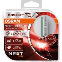 OSRAM Glühlampe, Fernscheinwerfer XENARC® NIGHT BREAKER® LASER D3S 66340XNN-HCB  VW,AUDI,MERCEDES-BENZ,Golf VII Schrägheck (5G1, BQ1, BE1, BE2) von Osram