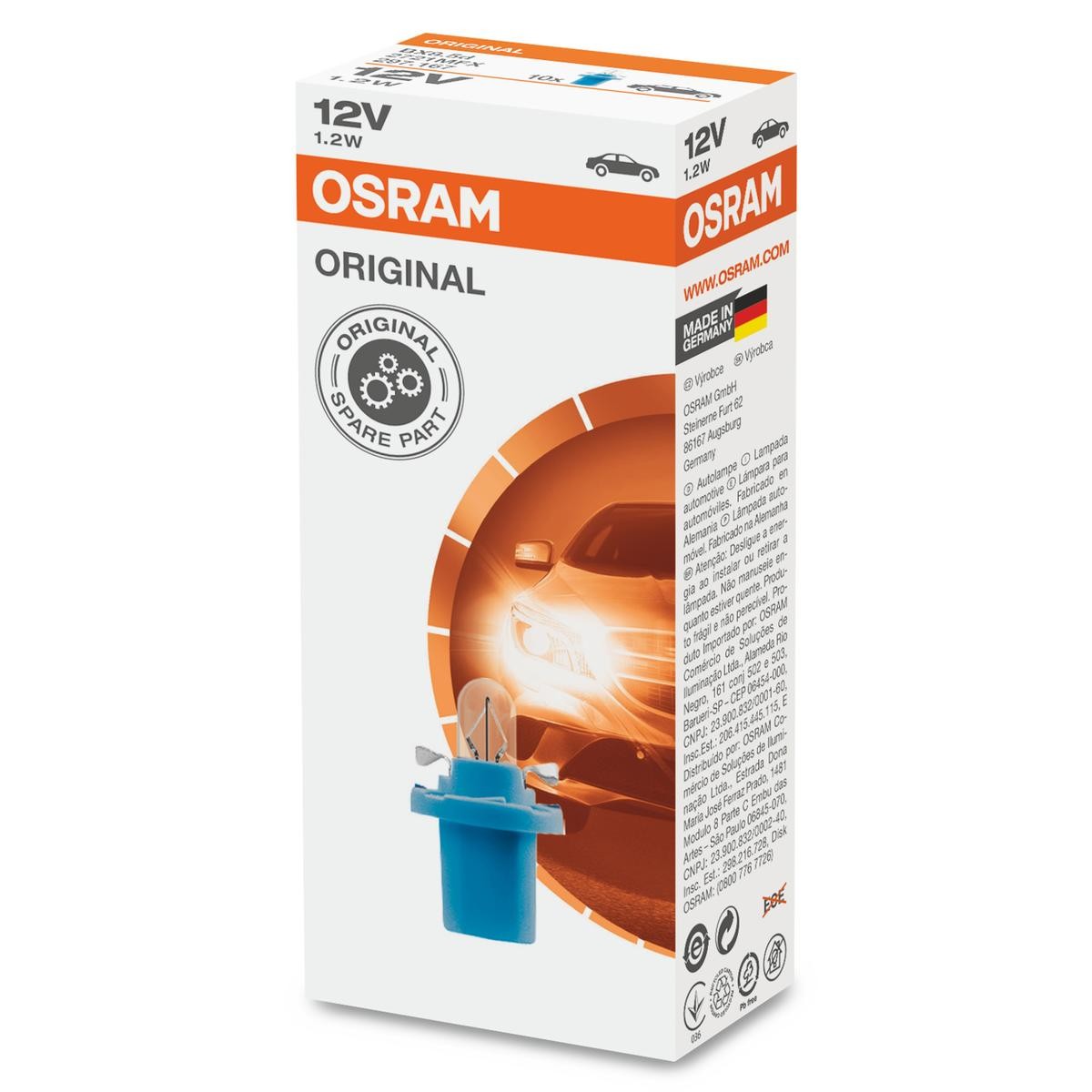 OSRAM Glühlampe, Innenraumleuchte 2721MFX von Osram