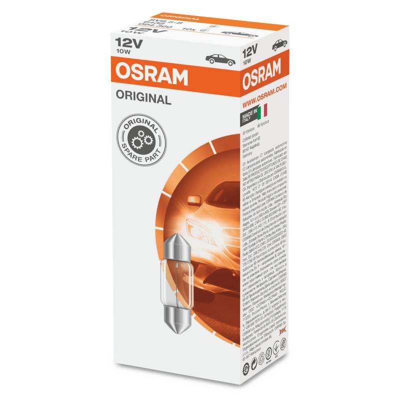 OSRAM Glühlampe, Innenraumleuchte AUDI,MERCEDES-BENZ,BMW 6438 von Osram