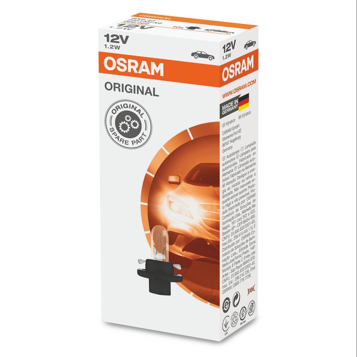 OSRAM Glühlampe, Instrumentenbeleuchtung 2351MFX6 von Osram