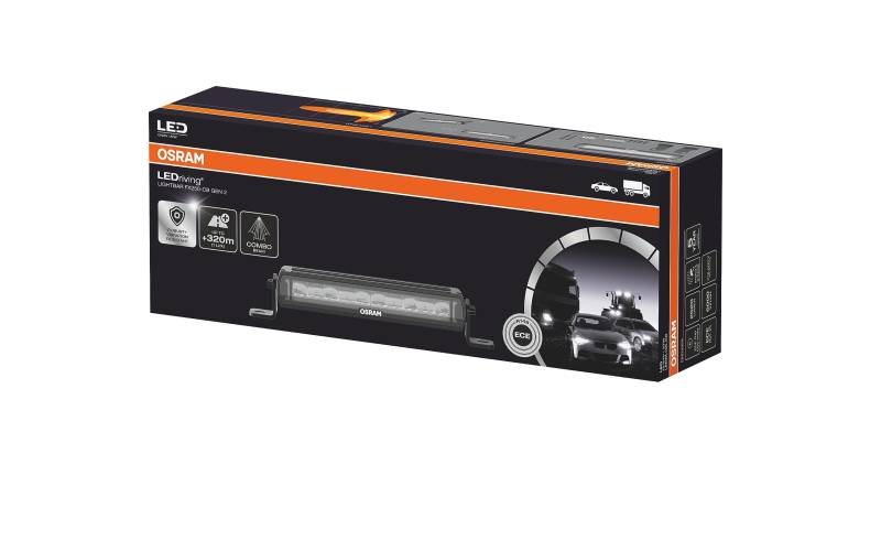 OSRAM LEDriving® Lightbar FX250-CB GEN 2, LED Zusatzscheinwerfer für Nah- und Fernlicht, combo, 6000K, 2520lm, Lichtstrahl bis zu 320m , 12V/24V, ECE Zulassung von Osram