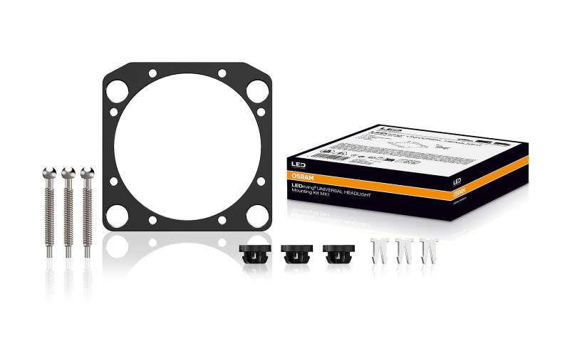 OSRAM LEDriving® Mounting Kit MK1, einfache Installation der Scheinwerfer der Universal Headlight Serie von Osram