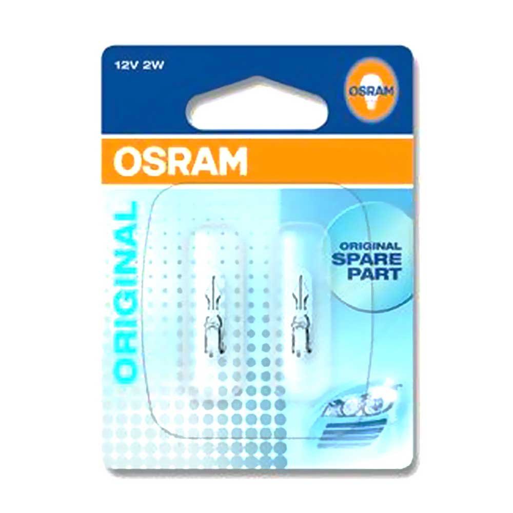 OSRAM Lampe 12V 1.2V W2x4.6d 2blis Mq 1593623 Weiss 4050300925769 von Osram