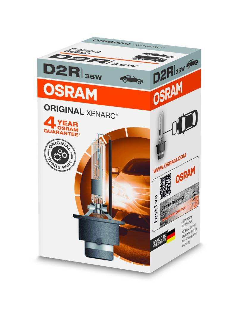 Osram 66250 XENARC D2R Xenon-Scheinwerferlampen Autoglühbirnen, andere von Osram