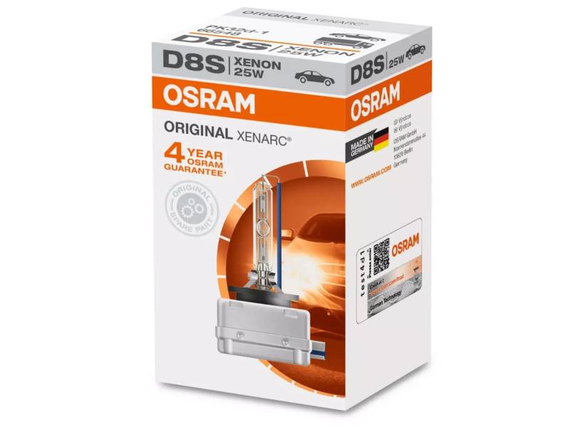 Osram 66548 XENARC Frontscheinwerfer D8S, 1er Faltschachtel, Hellblau von Osram