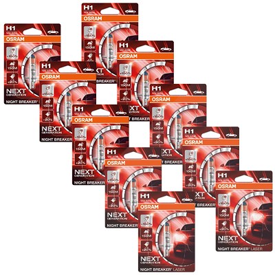 Osram 10x NIGHT BREAKER® LASER H1 Einzelblister [Hersteller-Nr. 64150NL-01B] von Osram