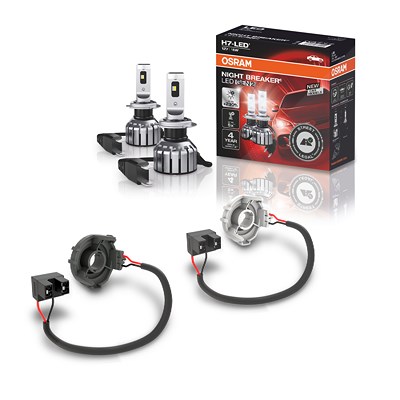 Osram 2x H7 NIGHT BREAKER LED Next Gen + LEDriving ADAPTER 5 [Hersteller-Nr. 40438656] für VW von Osram