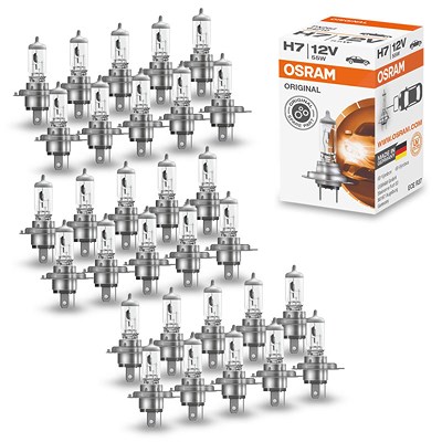 Osram 30x H4 ORIGINAL LINE 12V 55W Faltschachtel [Hersteller-Nr. 64193] von Osram