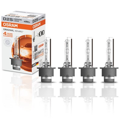 Osram 4x D2S XENARC ORIGINAL Faltschachtel [Hersteller-Nr. 66240] von Osram