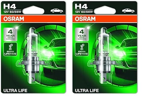 Osram 64193ULT-01B Scheinwerferlampe, 60/55 W, Weiß (Weiß) (Packung mit 2) von Osram