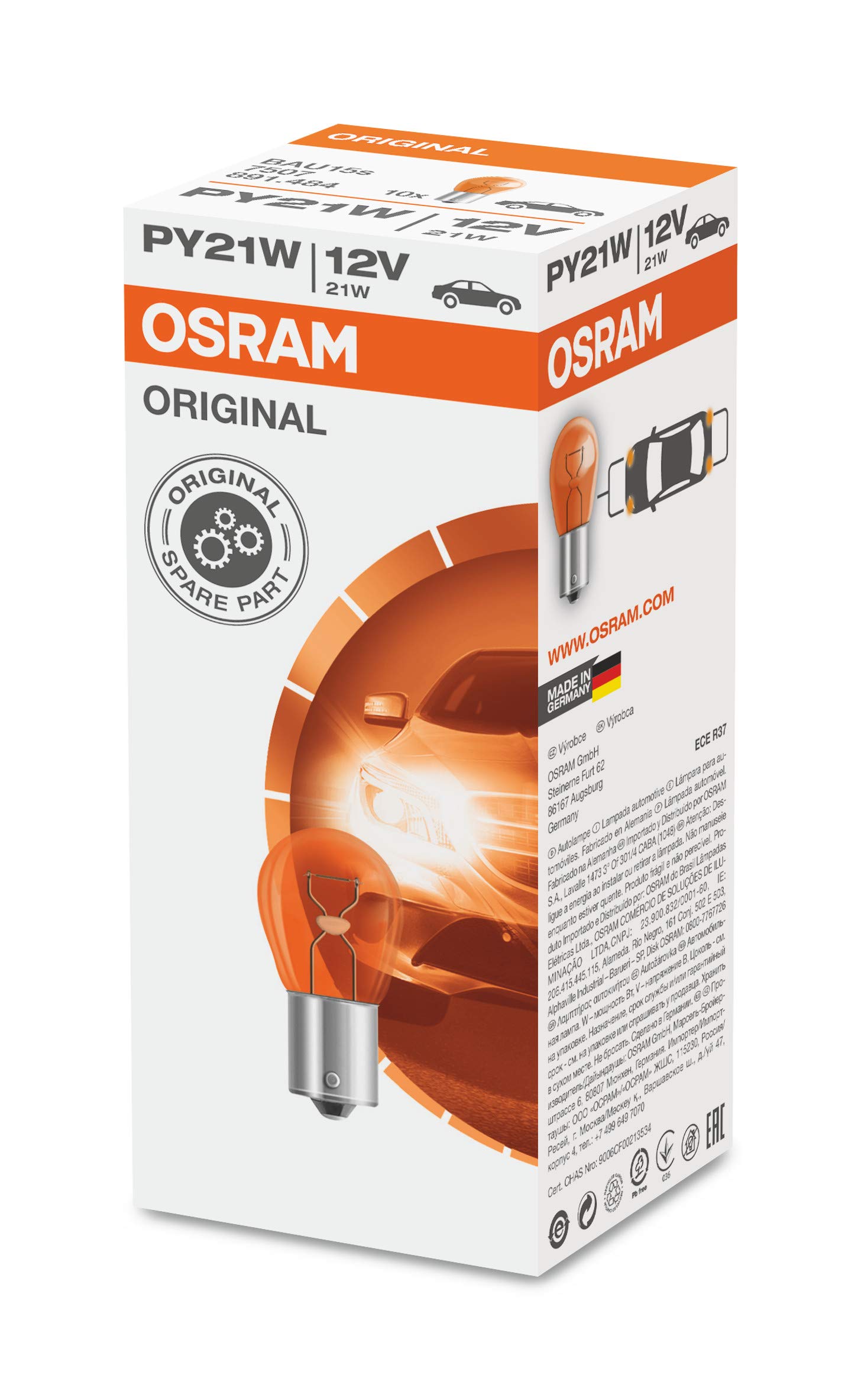 Osram 7507 Glühlampe, Blinkleuchte von Osram