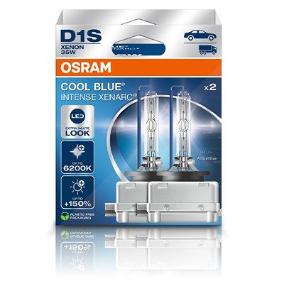 Osram D1S COOL BLUE INTENSE Xenarc 2er Box [Hersteller-Nr. 66140CBN] von Osram