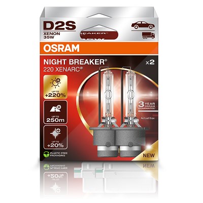 Osram D2S NIGHT BREAKER LASER XENARC GEN2 DuoFaltschachtel [Hersteller-Nr. 66240XN2] von Osram