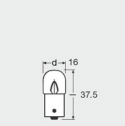 Osram Glühlampe, Innenraumleuchte [Hersteller-Nr. 5626] von Osram