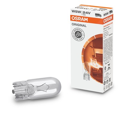 Osram W5W Glühlampe, Park-/Positionsleuchte [Hersteller-Nr. 2845] für Iveco, Mercedes-Benz von Osram