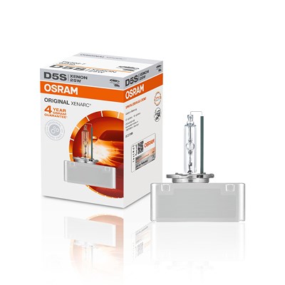 Osram Glühlampe XENARC® ORIGINAL D5S Fernscheinwerfer [Hersteller-Nr. 66540] für Alfa Romeo, Audi, Chevrolet, Citroën, Ds, Fiat, Ford, Jeep, Kia, Mits von Osram