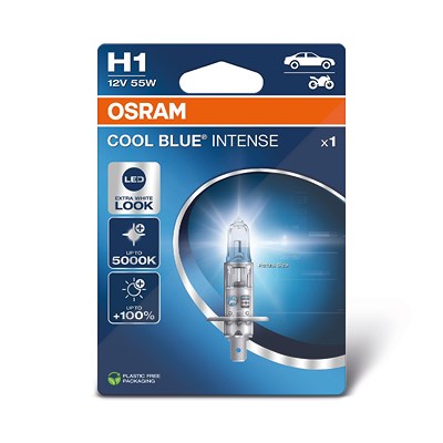 Osram H1 COOL BLUE INTENSE Glühlampe 1er Blister [Hersteller-Nr. 64150CBN] von Osram