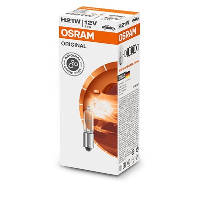 Osram H21W ORIGINAL LINE [Hersteller-Nr. 64136] für Alfa Romeo, Audi, BMW, Citroën, Ford, Opel, Saab, Volvo, VW von Osram