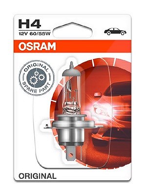 Osram H4 ORIGINAL LINE 12V Einzel-Blister [Hersteller-Nr. 64193-01B] für Abarth, Alfa Romeo, Aprilia, Audi, Autobianchi, BMW, Buell, Cagiva, Chevrolet von Osram