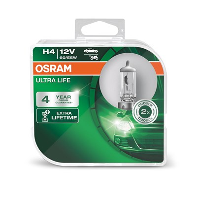 Osram H4 ULTRA LIFE Duo Box [Hersteller-Nr. 64193ULT-HCB] von Osram