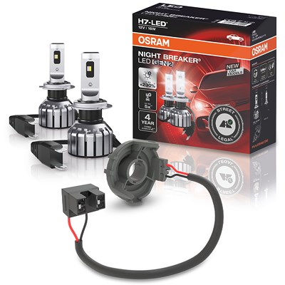 Osram H7 NIGHT BREAKER LED Next Gen + LEDriving ADAPTER 8 [Hersteller-Nr. 40637687] von Osram