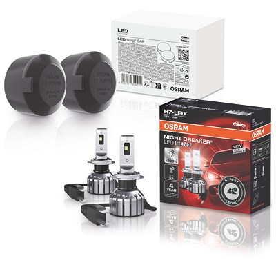 Osram H7 NIGHT BREAKER LED Next Gen + LEDriving CAP Adapter LEDCAP09 von Osram