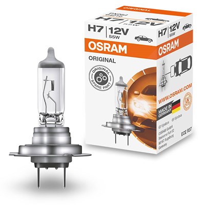 Osram H7 ORIGINAL LINE 12V Faltschachtel [Hersteller-Nr. 64210] für Alpina, Audi, BMW, Hyundai, Kia, Mercedes-Benz, Nissan, Opel, Peugeot, Porsche, Re von Osram