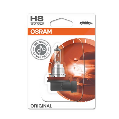 Osram H8 Original Glühlampe [Hersteller-Nr. 64212] für Audi, BMW, Honda, Jaguar, Land Rover, Peugeot, VW von Osram