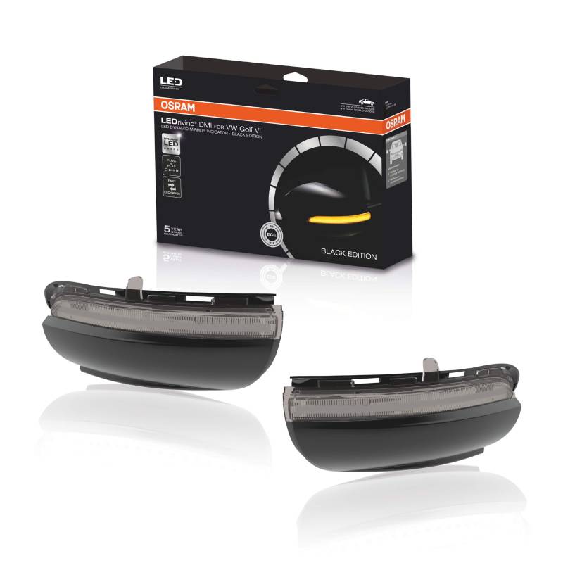 OSRAM LEDriving dynamischer Spiegelblinker Golf 6, Touran I - Black Edition von Osram