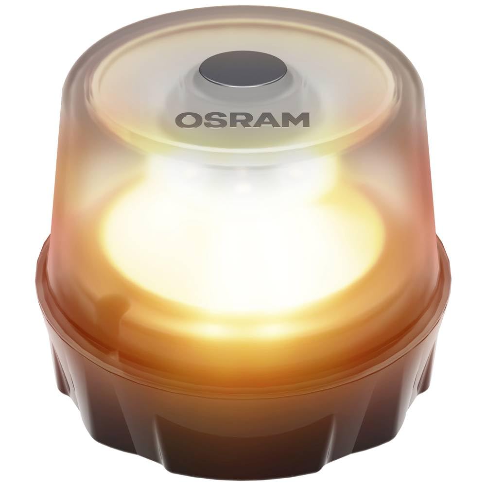 OSRAM LEDguardian® Road Flare Signal TA20, LEDSL104, wiederaufladbare magnetische LED-Warnleuchte mit Straßenzulassung, 2000K, anwendbar in Notsituationen im Straßenverkehr von Osram