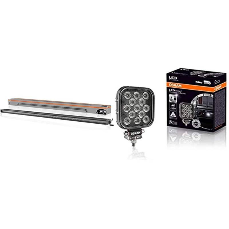 Osram LEDriving LIGHTBAR VX1000-CB SM, LED Zusatzscheinwerfer & LEDDL109-WD quadratischer Rückfahrscheinwerfer für PKW & LKW, LED Zusatzscheinwerfer mit ECE Zulassung, 13 von Osram